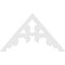 Ekena Millwork Pitch Vienna Architectural Grade PVC Gable Pediment, 48"W x 28"H x 1"P (14/12) GPP048X028X100VIE - alternate 3
